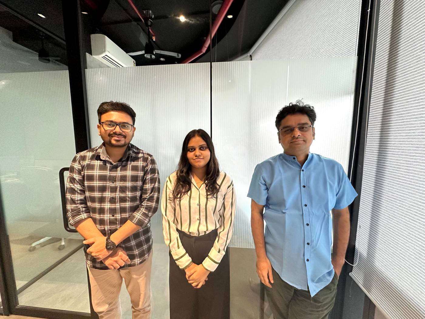 Mumbai team at the office