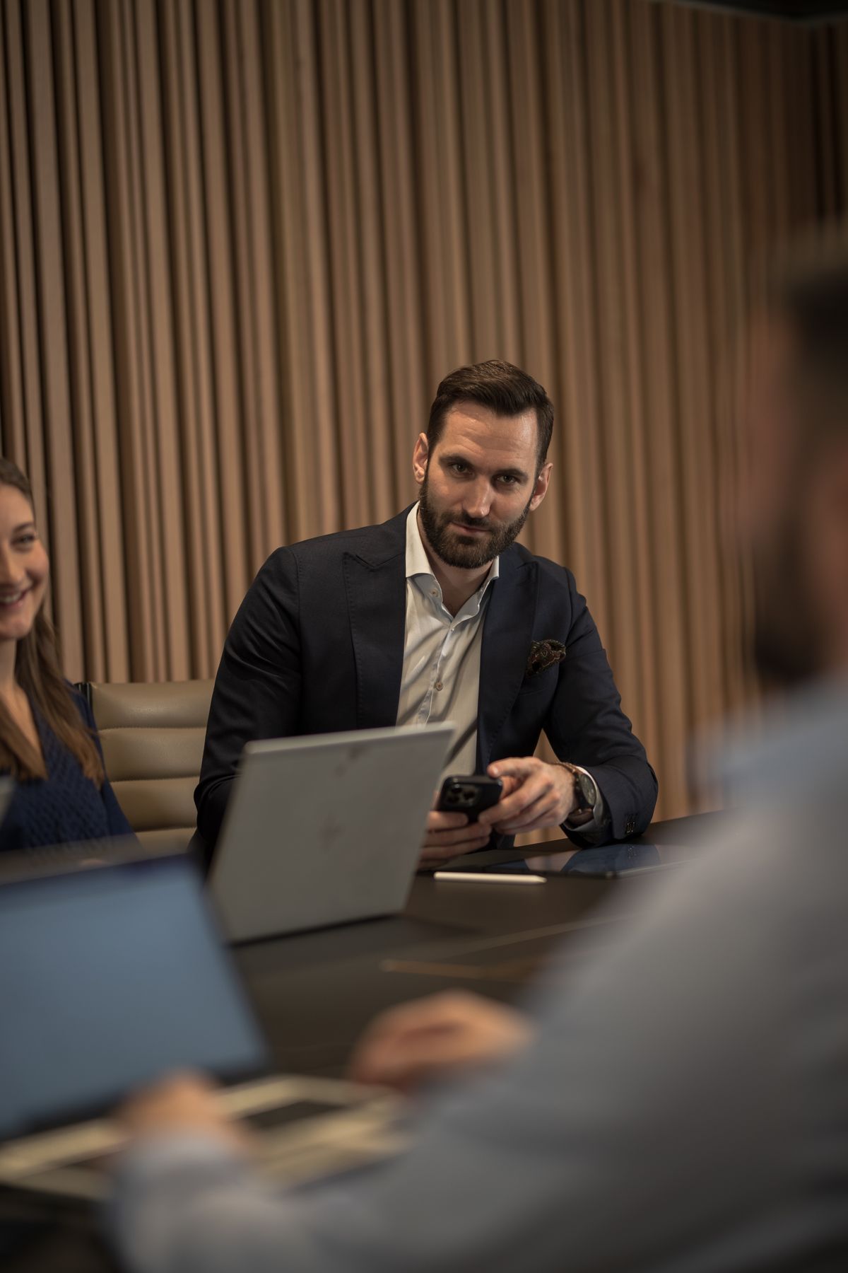 Cartagena consultant in meeting